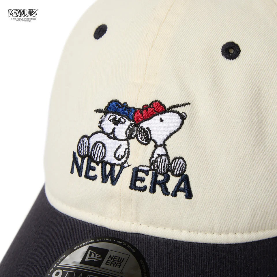 NEW ERA PEANUTS - 9TWENTY SNOOPY AND OLAF CHROME/NAVY【14682619】