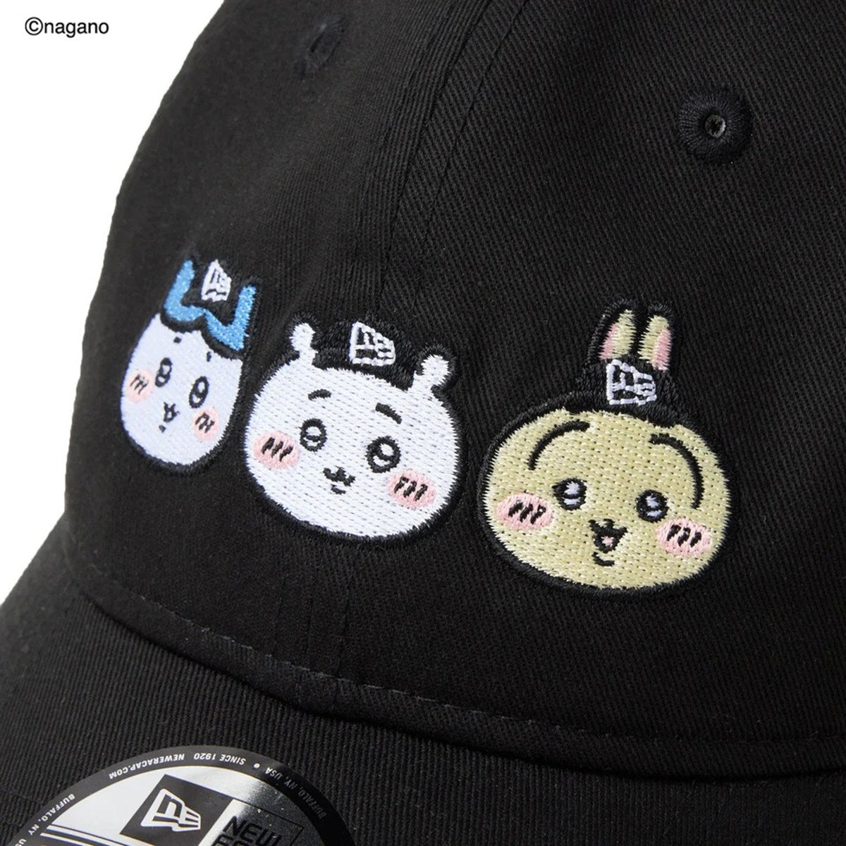 NEW ERA - 9TWENTY ちいかわ / ちいかわ・ハチワレ・うさぎ ブラック