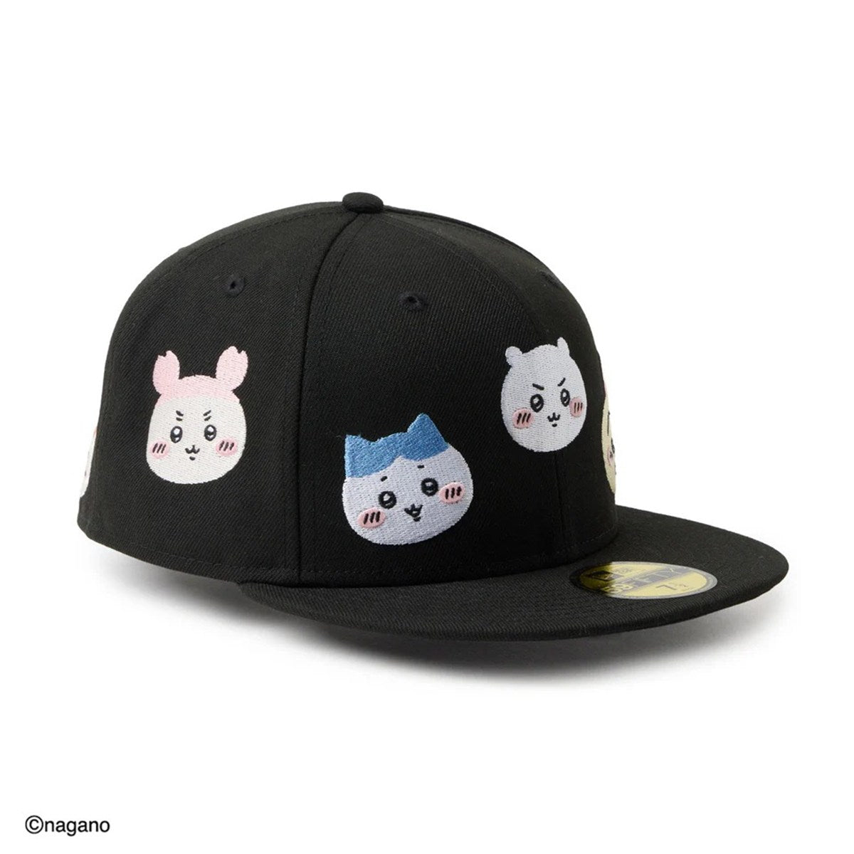 NEW ERA - 59FIFTY ちいかわ / キャラALL OVER ブラック【14864521