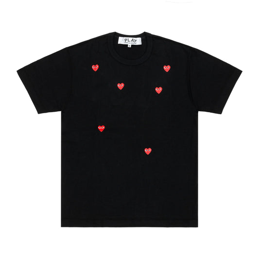 PLAY CDG (SIX HERAT) T-SHIRT BLACK/RED【AX-T338-051】