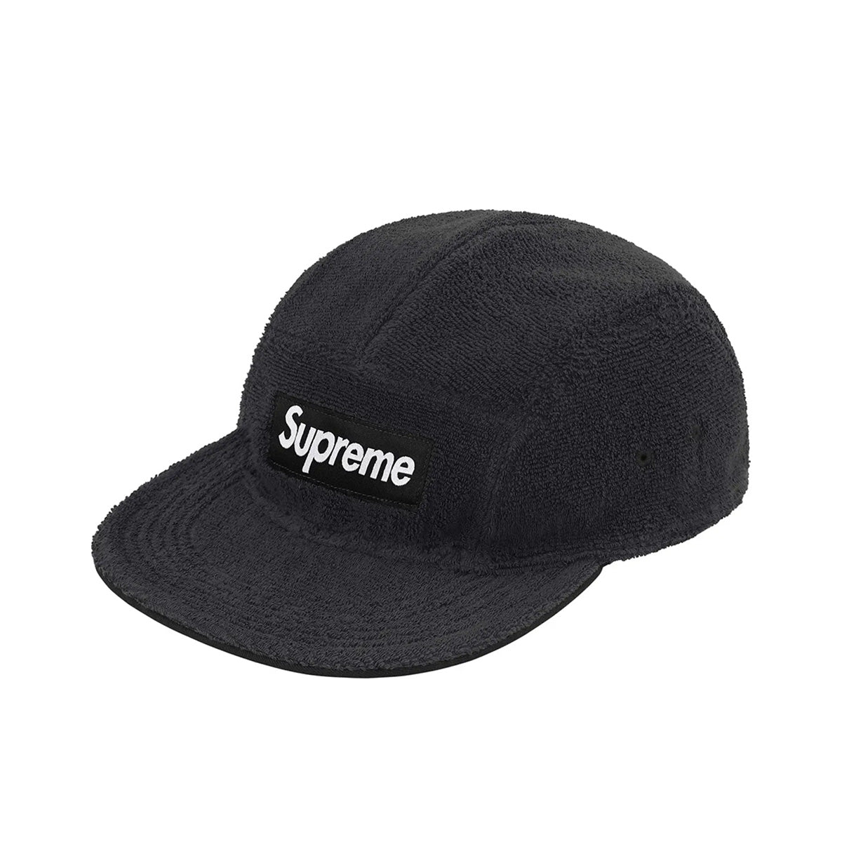 Supreme - Reversible Terry Camp Cap Black【SS25H35】