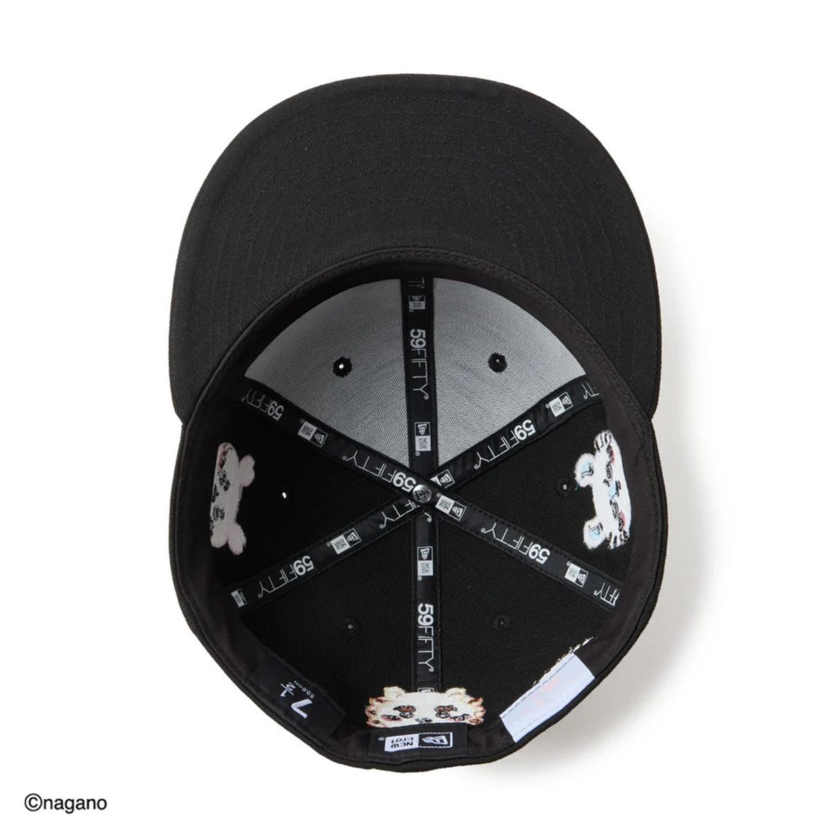 コ*中様 NEWERA59FIFTYちいかわキャラALLOVERコラボ キャップ 59FIFTY ちいかわ / キャラALL OVER ブラック – THE CAP