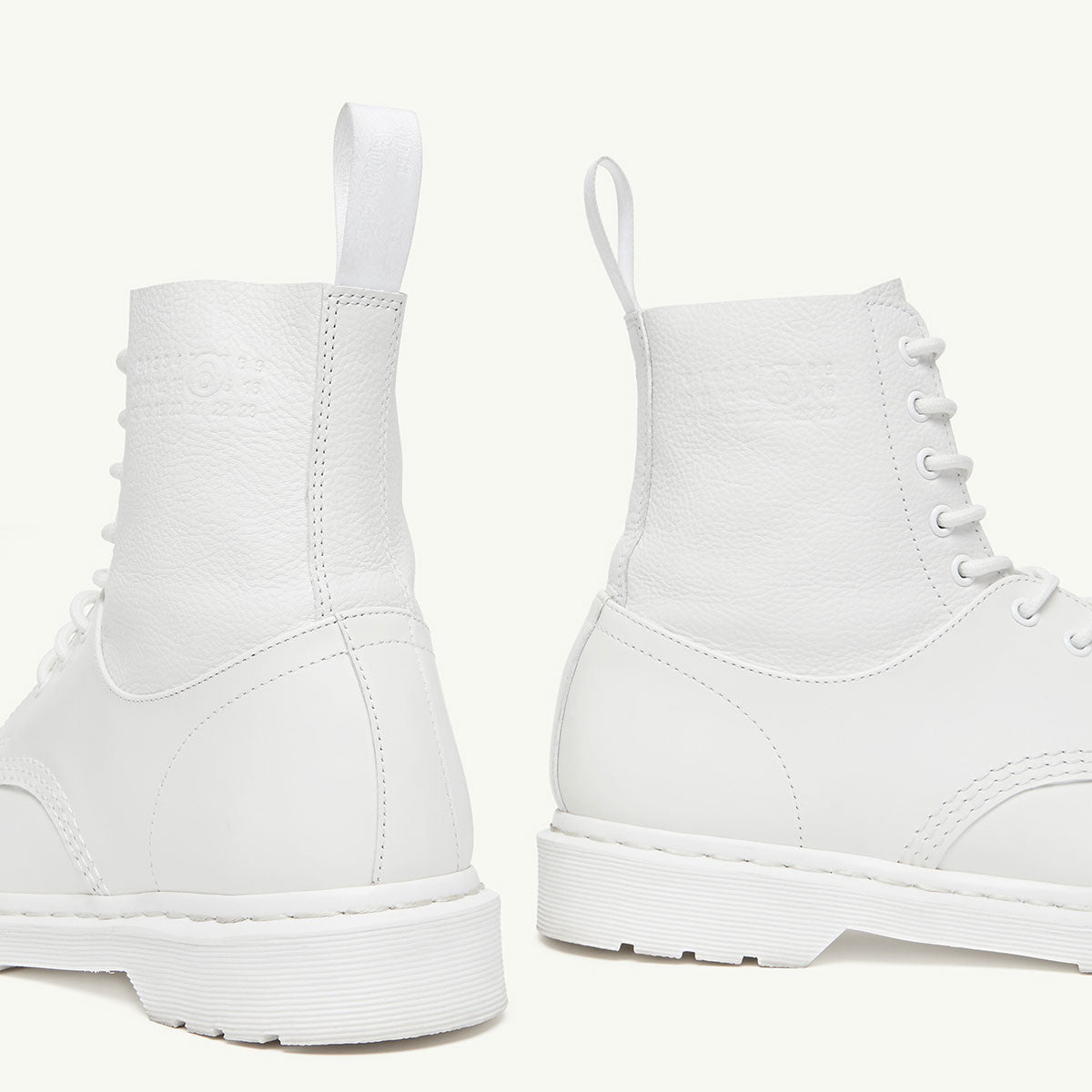 MM6 Maison Margiela × Dr.Martens - MENS 1460 8-EYE NO STEEL TOE WHITE 【SH3WU0013 P7006 HB009】