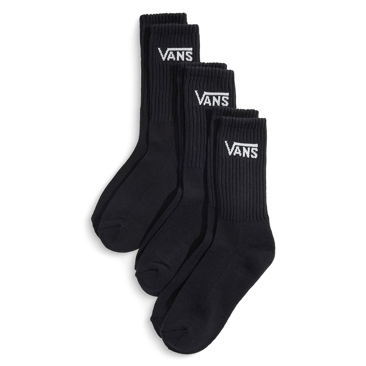 VANS - CLASSIC CREW SOX BLACK【VN000QBVBLK】