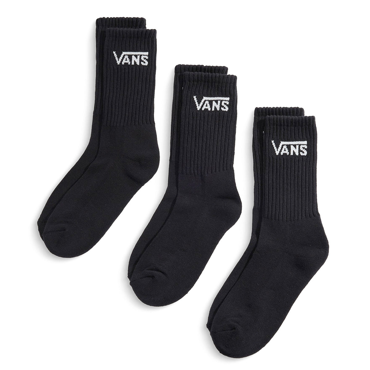 VANS - CLASSIC CREW SOX BLACK【VN000QBVBLK】