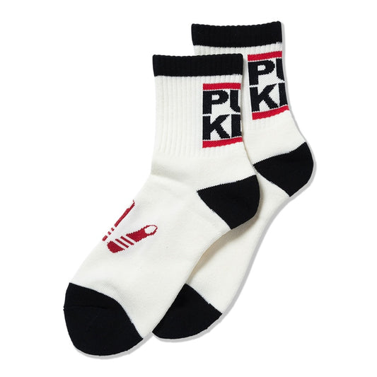 PUNK DRUNKERS - PUNKDS靴下 WHITE【PDS-25123】
