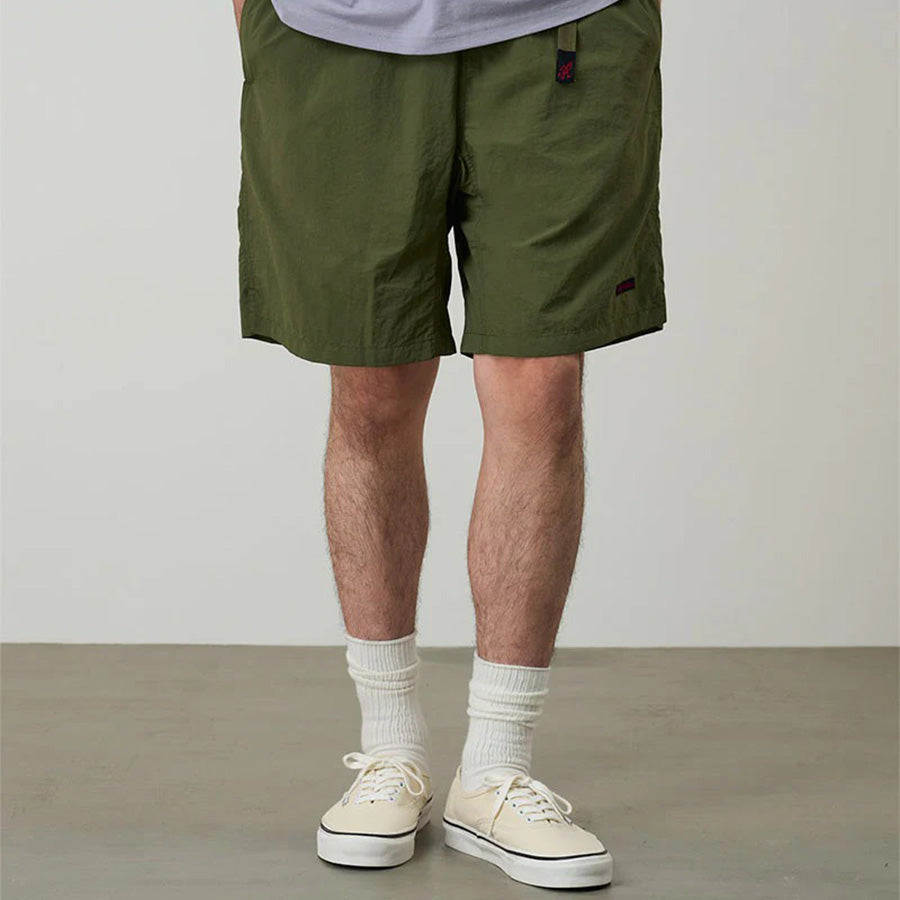 Gramicci - NYLON PACKABLE G-SHORT OLIVE【G6SM-P082】