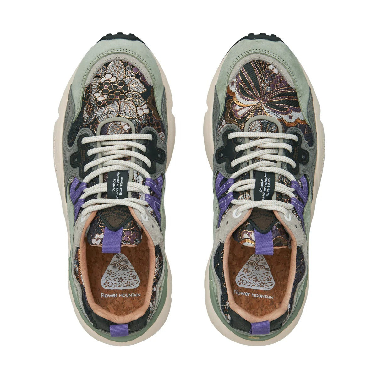 Flower MOUNTAIN - YAMANO3 Butterfly/Grass 西陣 【FM63830】