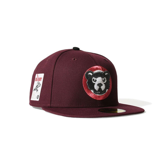 NEW ERA - Chicago Cubs CO BE ALERT FOR FOUL BALLS 59FIFTY MAROON【70982727】