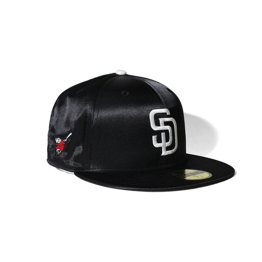 NEW ERA - SAN DIEGO PADRES CO 59FIFTY SATIN BLACK 【14877345】