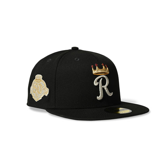 New Era - Kansas City Royals 50th. Anniversary 59FIFTY Black【70974504】
