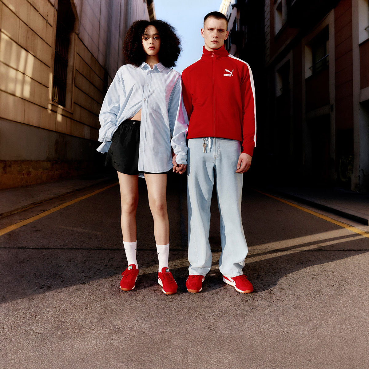 PUMA - EASY RIDER VINTAGE RED/WHITE 【399028-01】