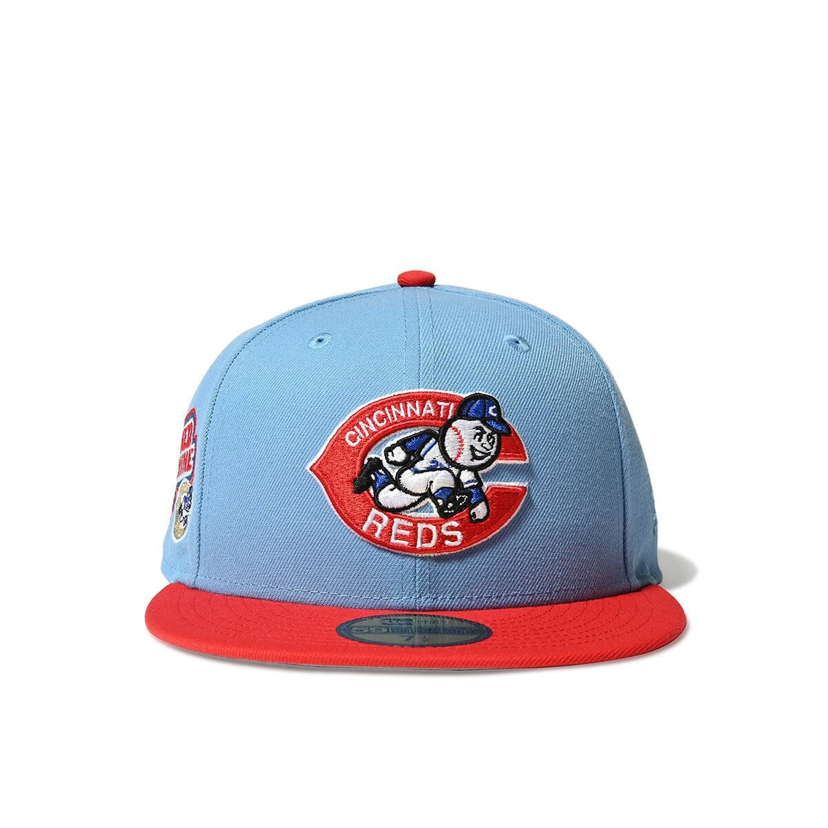NEW ERA - Cincinnati Reds CO 1975 Big Red Machine 59FIFTY LIGHT BLUE/RED【70940918】