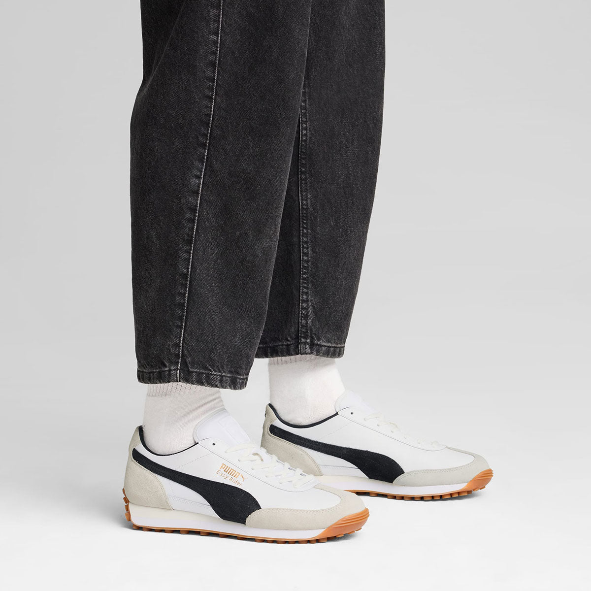 PUMA - MENS EASY RIDER MIX WHITE/BLACK【399025-01】