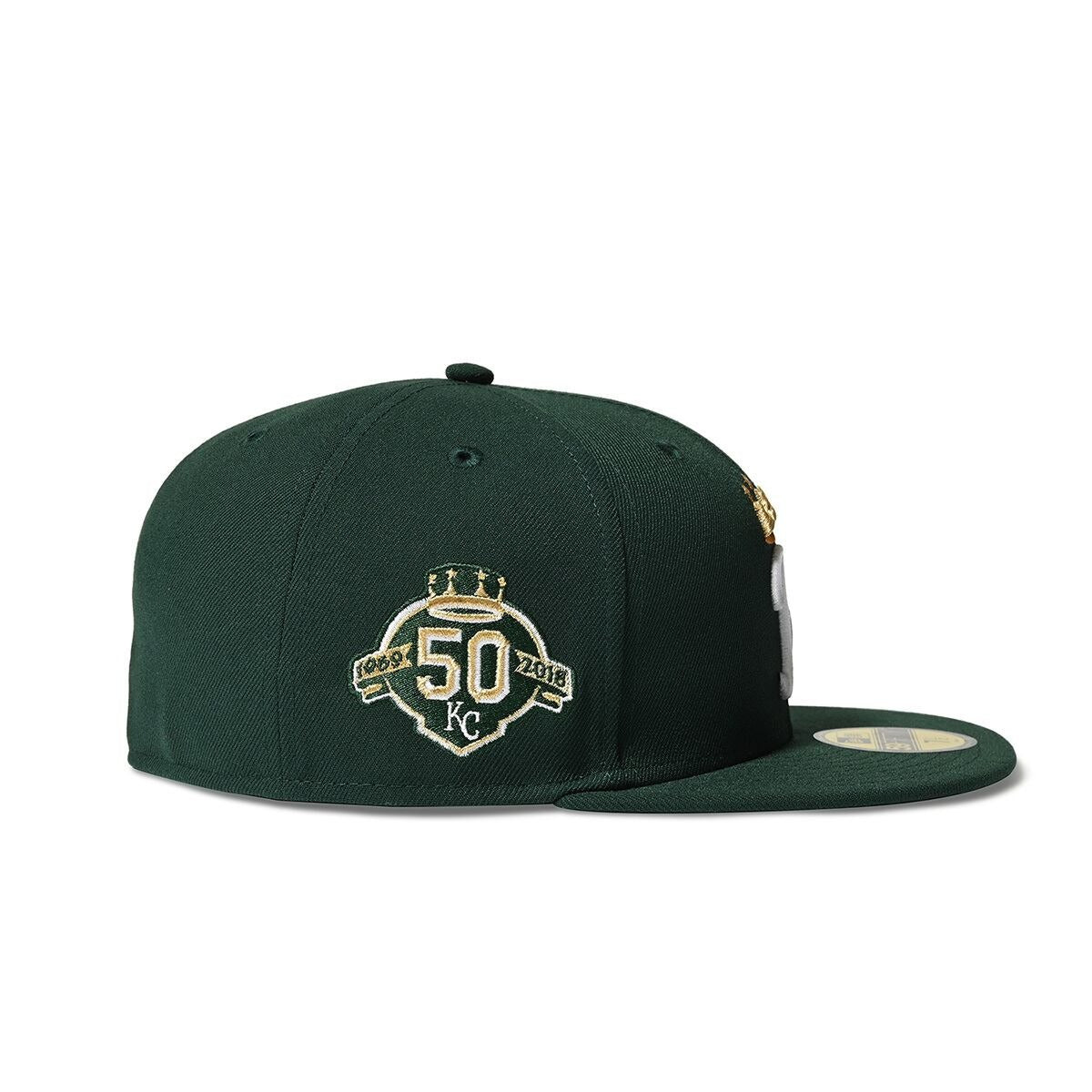 NEW ERA - Kansas City Royals CO 50th. Anniversary 59FIFTY DARK GREEN【70940914】