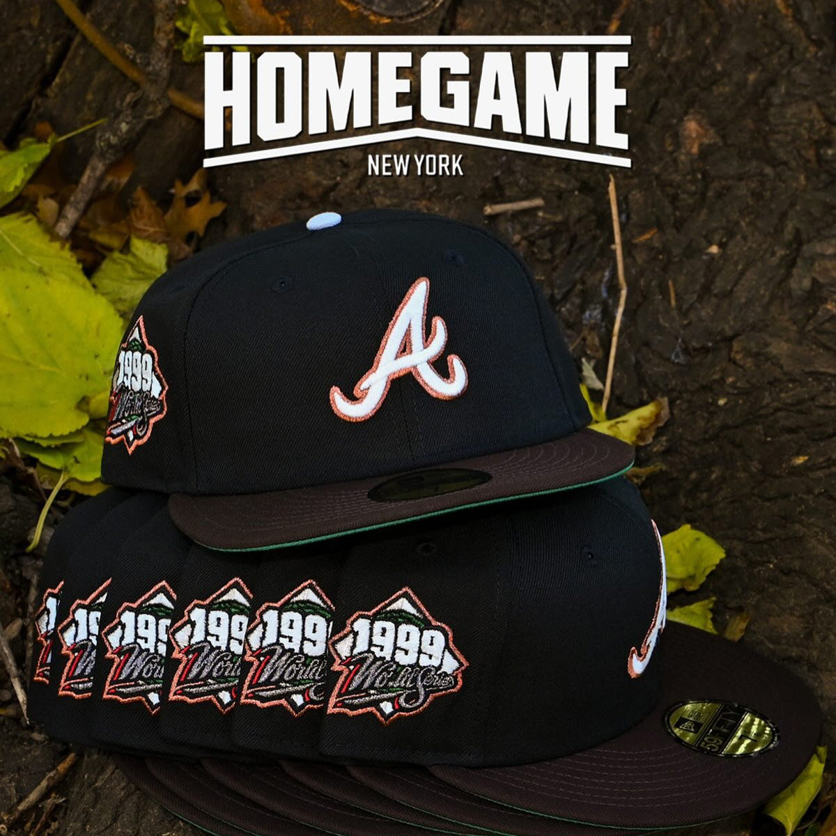 NEW ERA - Atlanta Braves 59FIFTY 1999 World Series Black/Walnut
