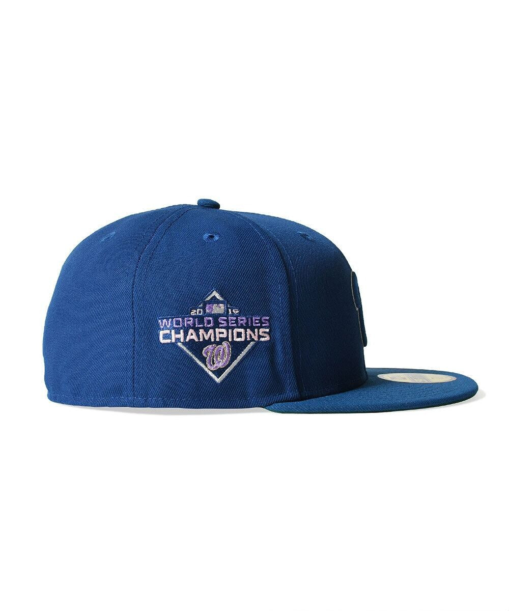 NEW ERA - Washington Nationals CO 59FIFTY 2019 World Series Songbird Blue/Seashore【70982640】