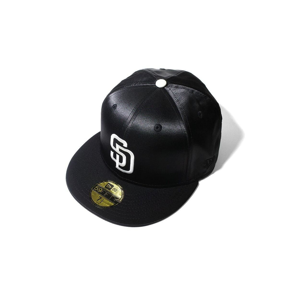 NEW ERA - SAN DIEGO PADRES CO 59FIFTY SATIN BLACK 【14877345