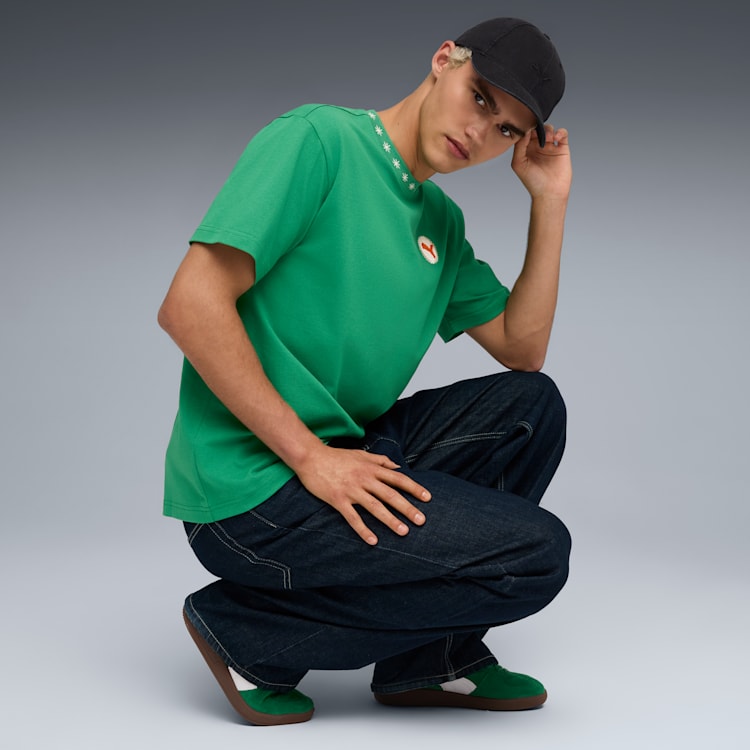 PUMA - PALERMO ARCHIVE GREEN-PUMA WHITE【396463-63】