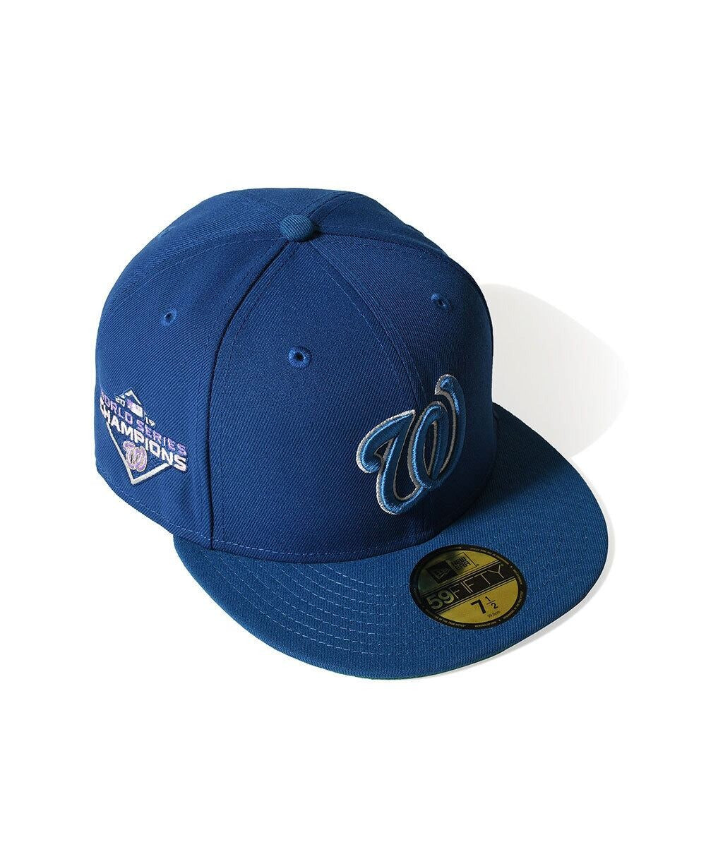 NEW ERA - Washington Nationals CO 59FIFTY 2019 World Series Songbird Blue/Seashore【70982640】