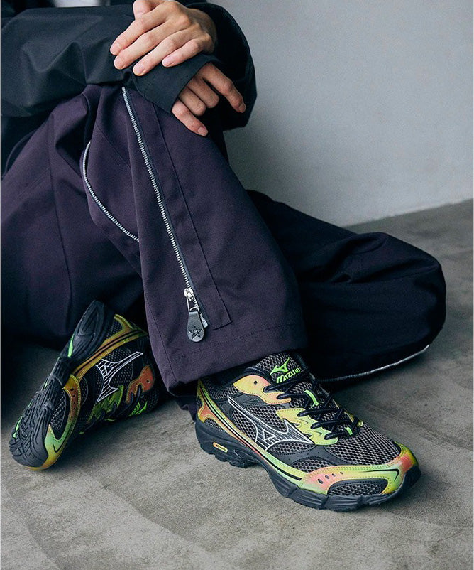 MIZUNO - MXR MIDNIGHT VELOCITY PACK GREEN / BLACK / ORANGE【D1GA261501】