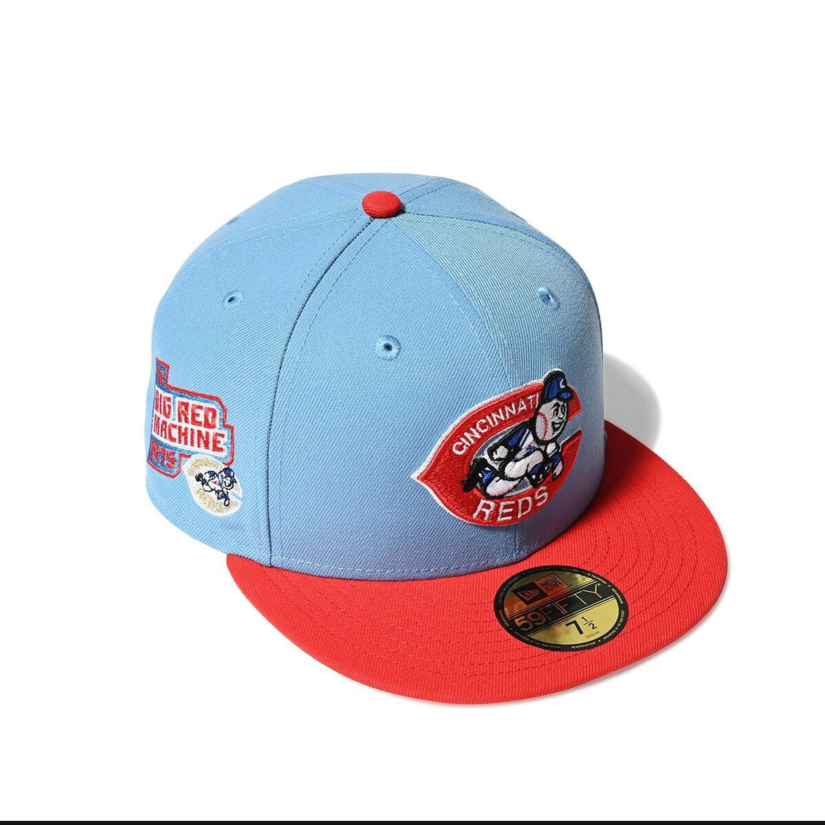 NEW ERA - Cincinnati Reds CO 1975 Big Red Machine 59FIFTY LIGHT BLUE/RED【70940918】