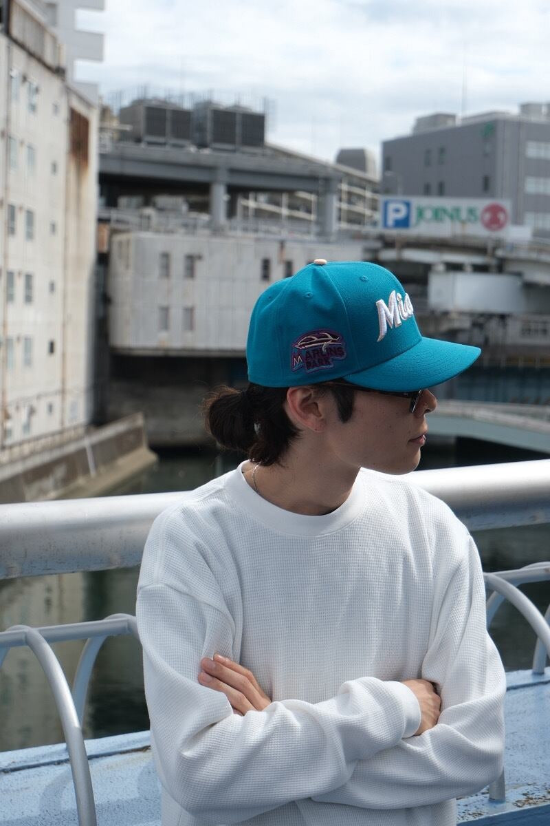 NEW ERA - Miami Marlins CO MARLINS PARK 2012 59FIFTY TITLEWAVE【70978306】