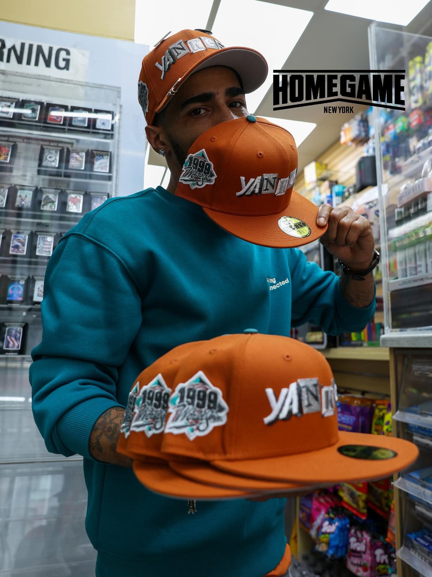 New Era - New York Yankees 1999 World Series 59FIFTY Rust Orange