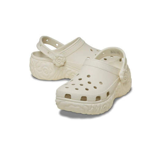 CROCS - CLASSIC PLATFORM BLOOM CLOG Summit White【213447-2MD】