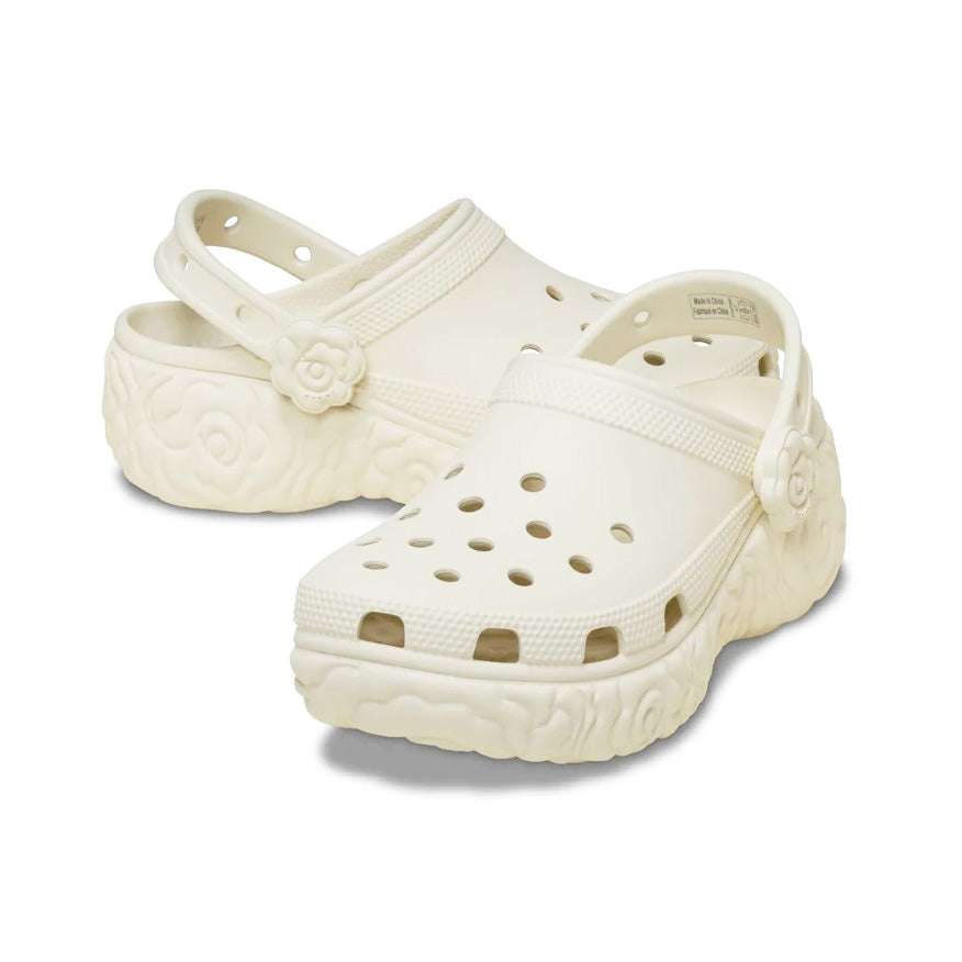 CROCS - CLASSIC PLATFORM BLOOM CLOG Summit White【213447-2MD】