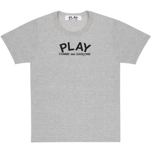 PLAY CDG - PLAY LOGO T-SHIRT GRAY【AX-T072-051】