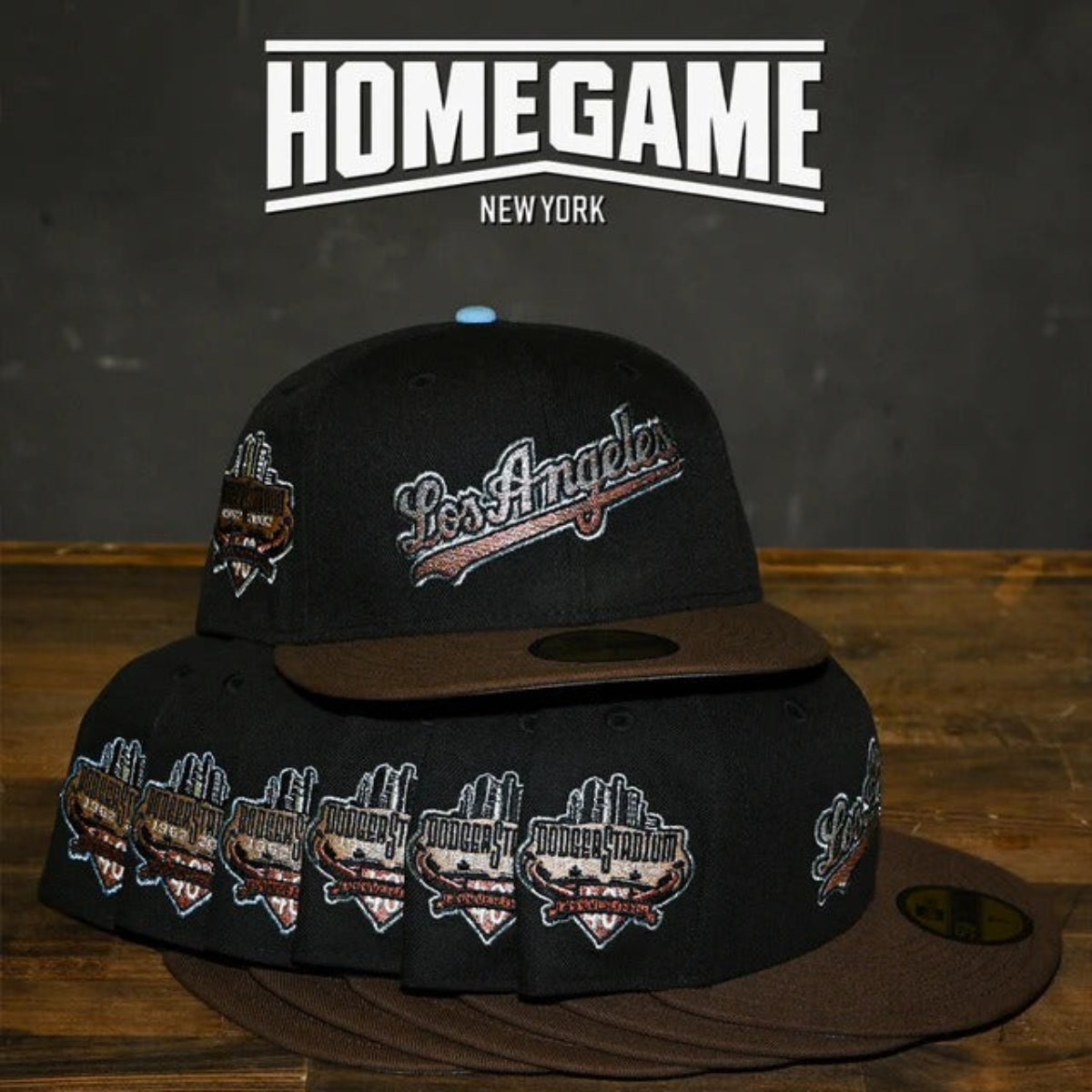 NEW ERA - Los Angeles Dodgers Stadium 40th Anniversary 59Fifty Black/Walnut