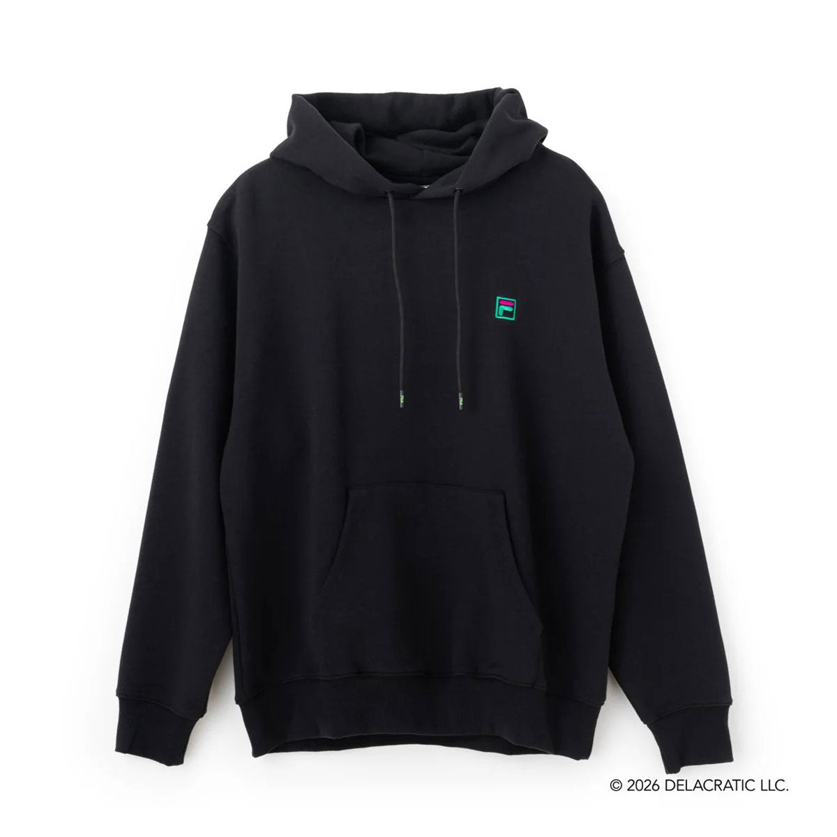 DE LA SOUL×FILA - HOODIE BLACK【SM6FBU703】