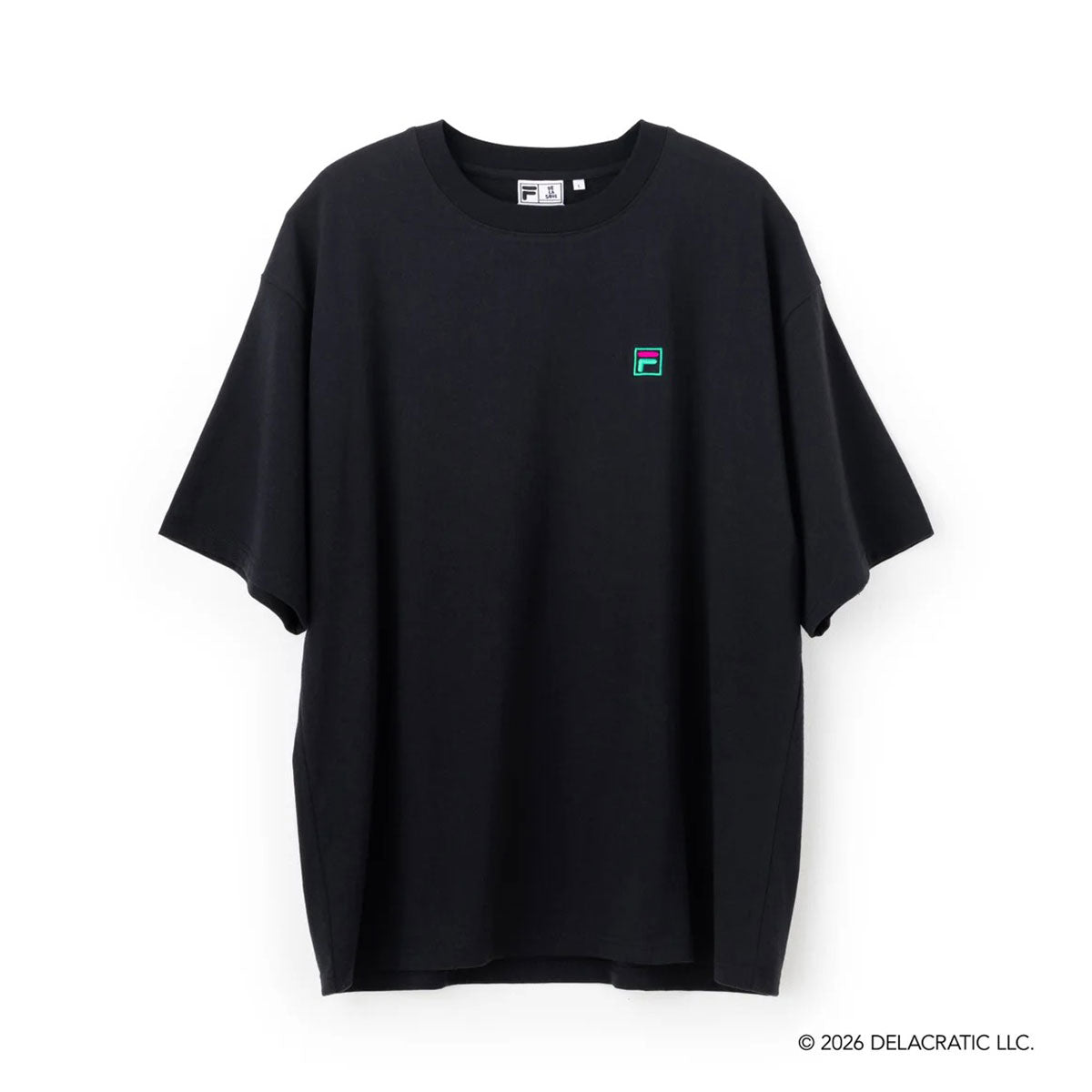 DE LA SOUL×FILA - GRAPHIC TEE BLACK【SM6FAU706】