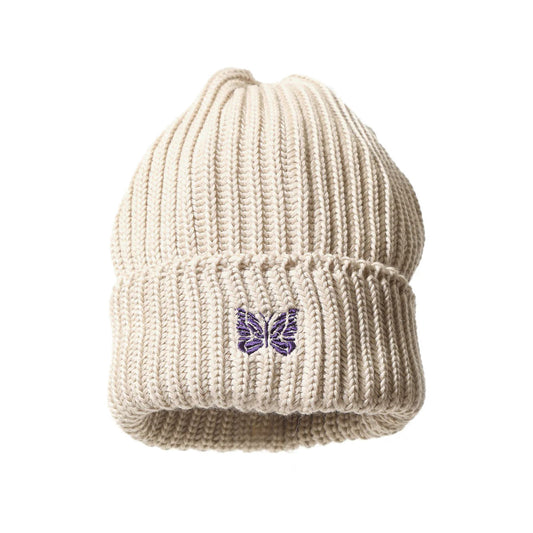 NEEDLES - Watch Cap Merino wool BEIGE 【RW056】