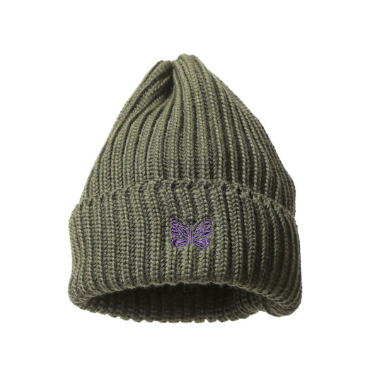 NEEDLES - Watch Cap Merino wool OLIVE 【RW056】