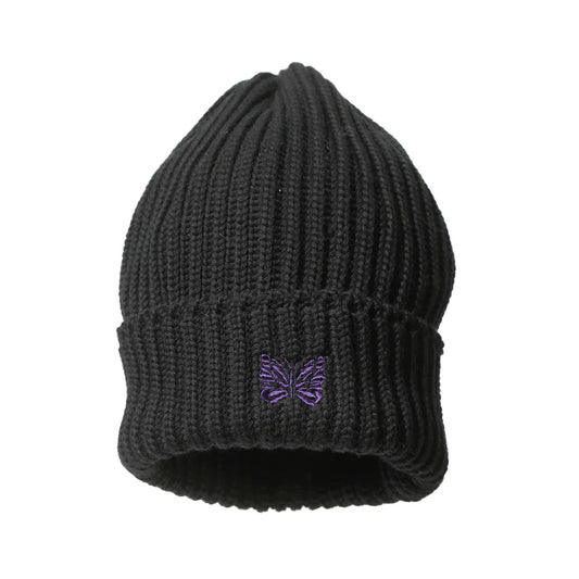 NEEDLES - Watch Cap Merino wool BLACK 【RW056】