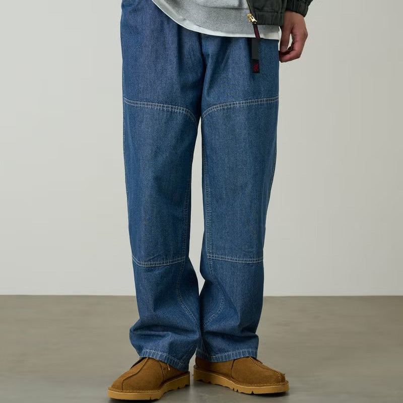Gramicci - JAPANESE CHAMBRAY DOUBLE KNEE BLUE【G6SM-P015】