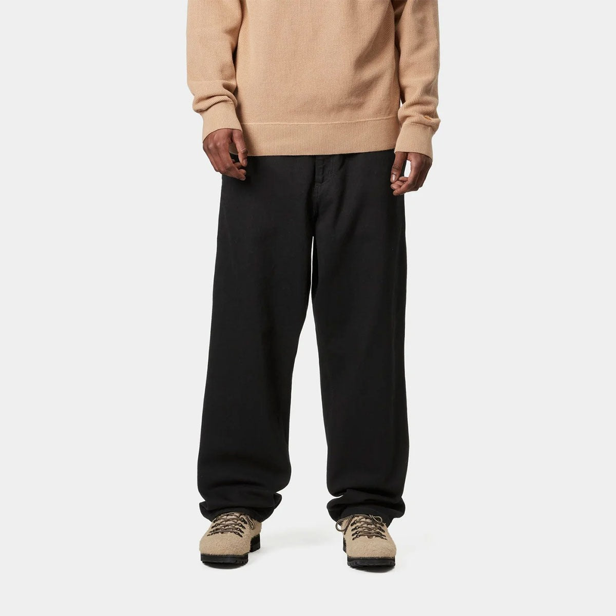 CARHARTT - SINGLE KNEE PANT Blackrinsed 【I032024-25SI】