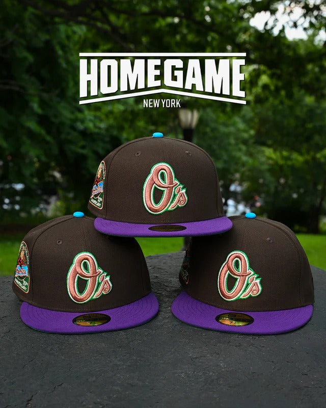 NEW ERA - Baltimore Orioles 30th Anniversary 59Fifty Walnut/True Purple
