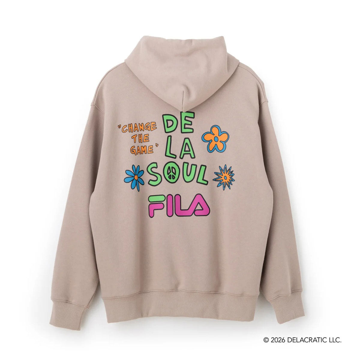 DE LA SOUL×FILA - HOODIE BEIGE【SM6FBU703】
