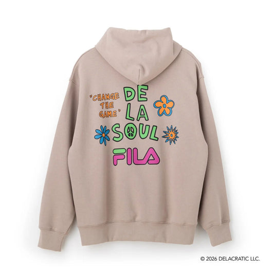 DE LA SOUL×FILA - HOODIE BEIGE【SM6FBU703】