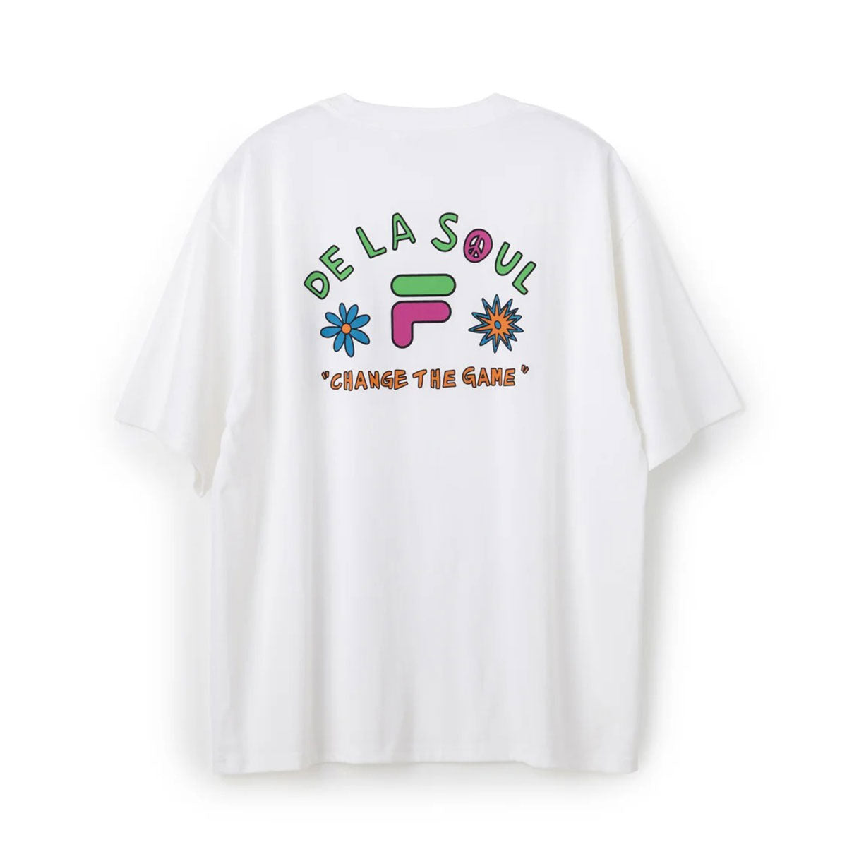 DE LA SOUL×FILA - GRAPHIC TEE WHITE【SM6FAU706】