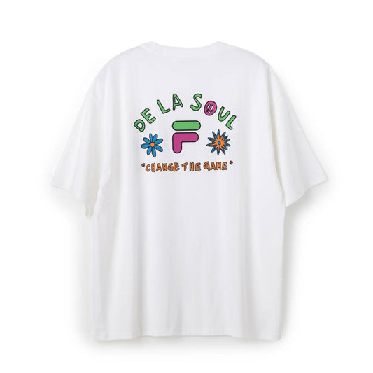DE LA SOUL×FILA - GRAPHIC TEE WHITE【SM6FAU706】