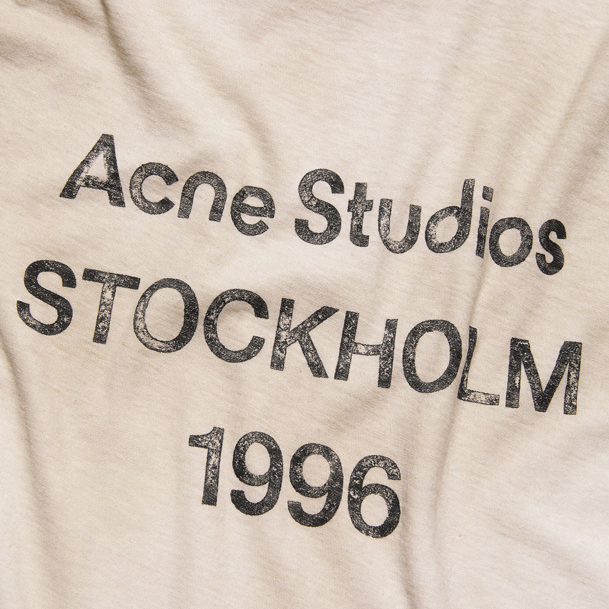 Acne Studios - LOGO T-SHIRTS Dusty White 【FN-UX-TSHI000013】