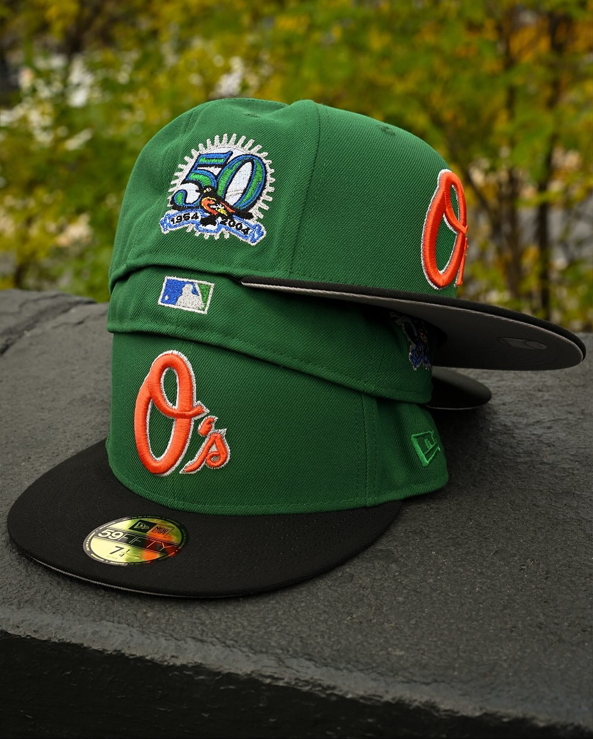 NEW ERA - Baltimore Orioles CO 59Fifty 50th anniversary Green