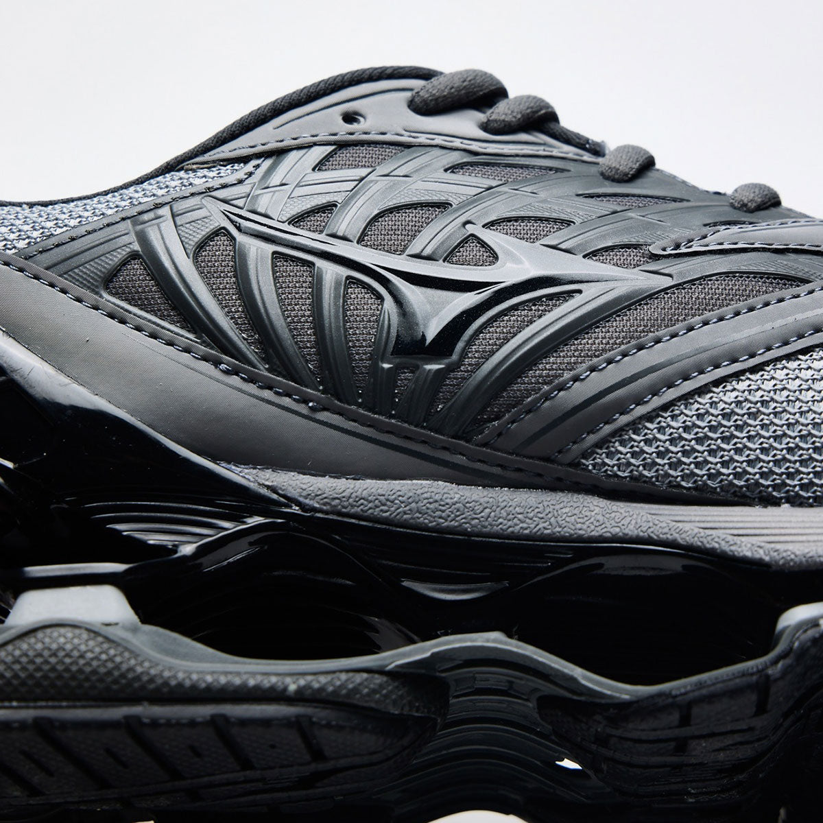 MIZUNO - UNISEX WAVE PROPHECY LS LIGHT GRAY/DARK GRAY/GRAY【D1GA333704】