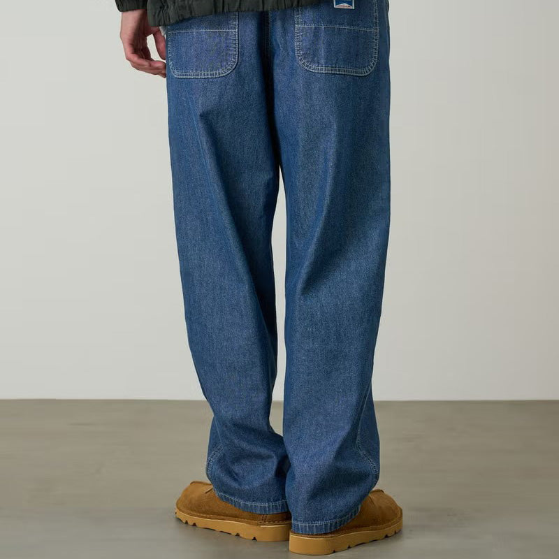 Gramicci - JAPANESE CHAMBRAY DOUBLE KNEE BLUE【G6SM-P015】