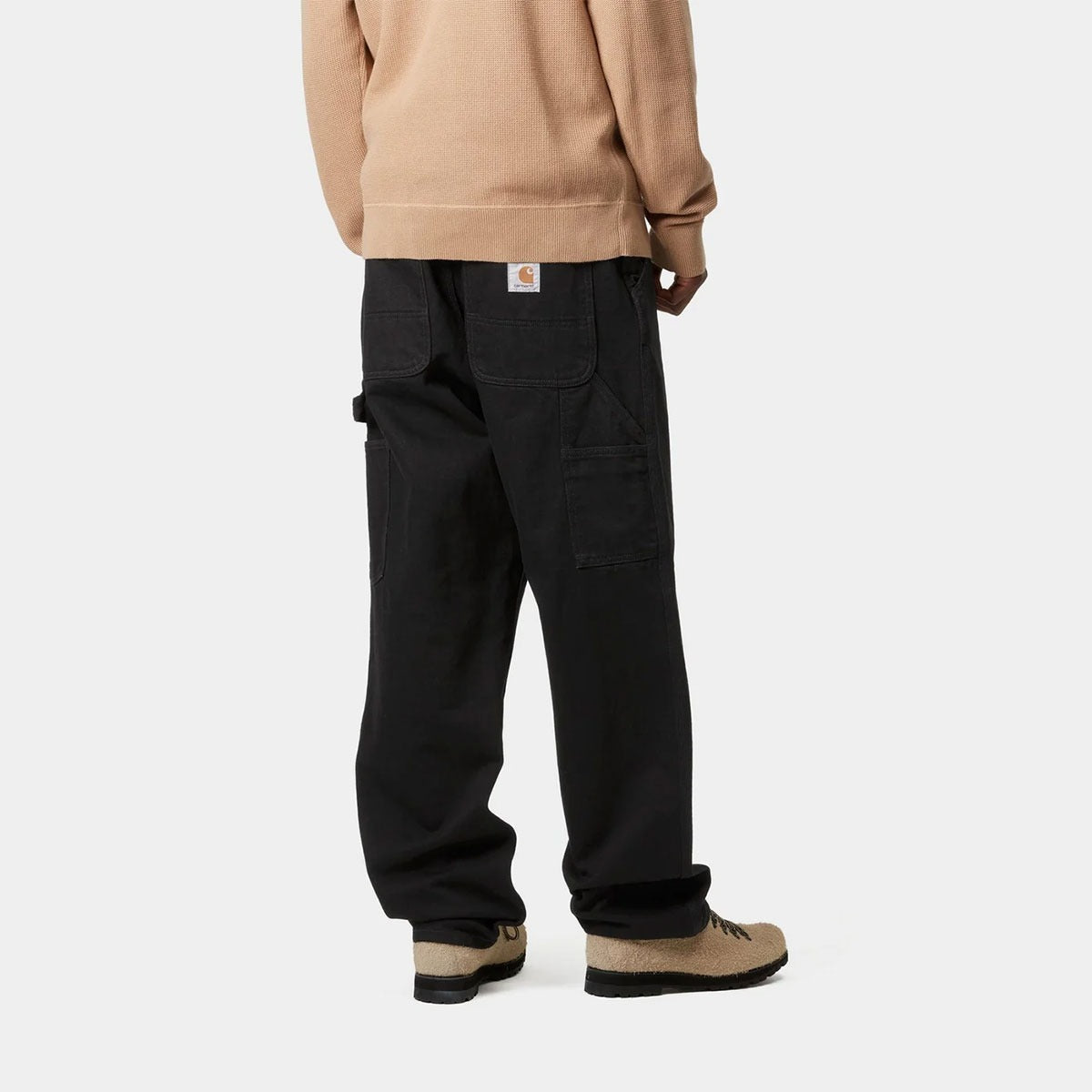 CARHARTT - SINGLE KNEE PANT Blackrinsed 【I032024-25SI】