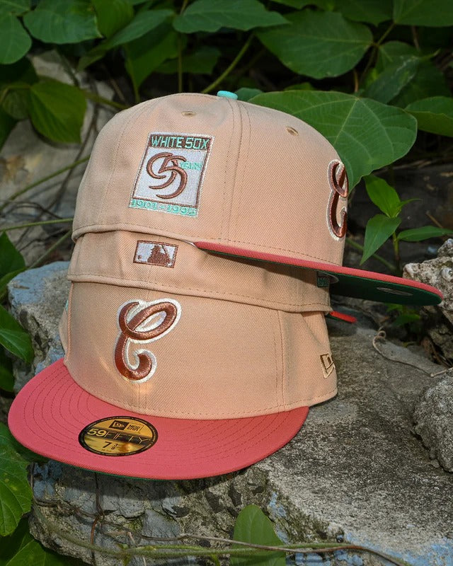 NEW ERA - Chicago White Sox 95 Years 59Fifty Canded Pecan/Coral